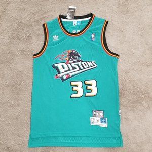 Grant Hill Detroit Throwback Mens Jersey New Stitched